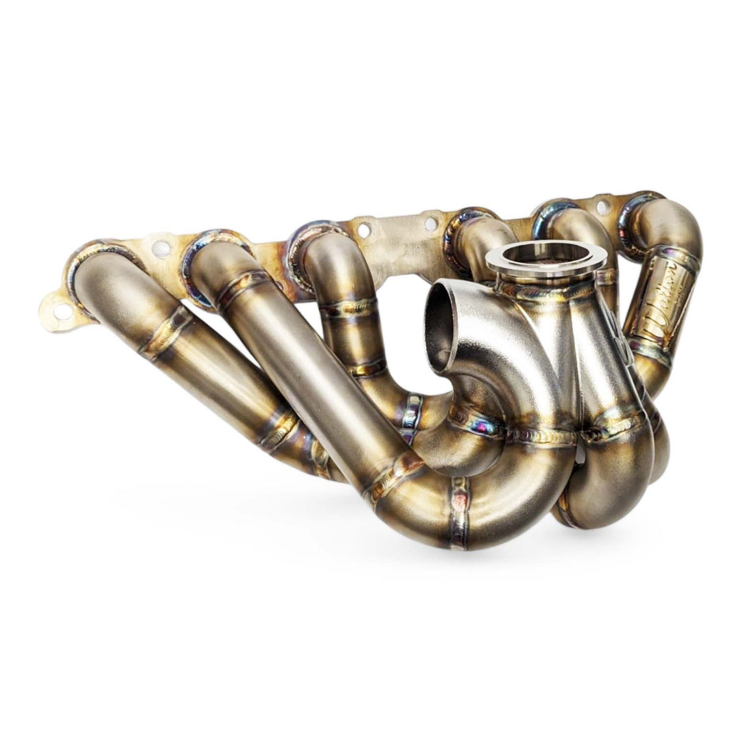 WMS Manifold Toyota 2JZGE B GV30 LP -C1 - Garrett V-Band (G25/G30/G35, GTX30/GTX35) - 50mm High Priority/60mm Port Size (NO Flange Fitted)