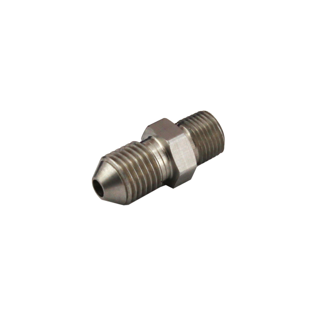 1/8" NPT naar -4AN mannelijk - RVS