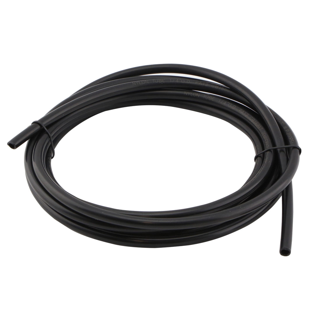 1/4" Nylon Pushloc Slang Zwart - 3m