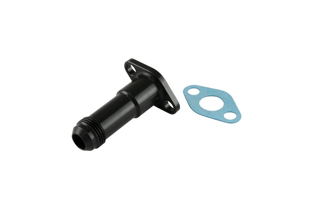 38,1 mm 10AN 75 mm verlengde olieaftap zwart