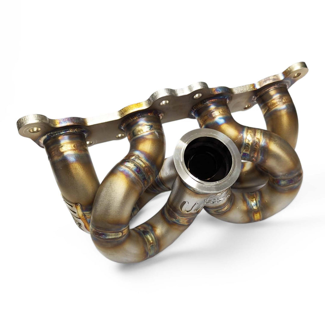 WMS Manifold Nissan CA A GV30 IWG -C1 - Garrett V-Band (G25/G30/G35, GTX30/GTX35) - No Wastegate Port (Internal Wastegate)