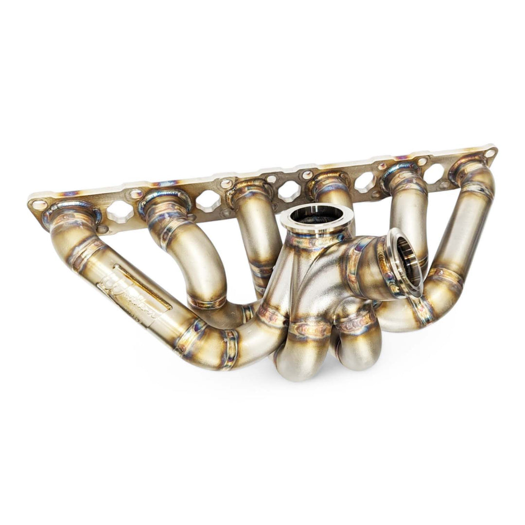 WMS Manifold Nissan RB A GV30 LP FLTS50 -C1 - Garrett V-Band (G25/G30/G35, GTX30/GTX35) - 50mm Port Size (Flange Fitted) Skyline